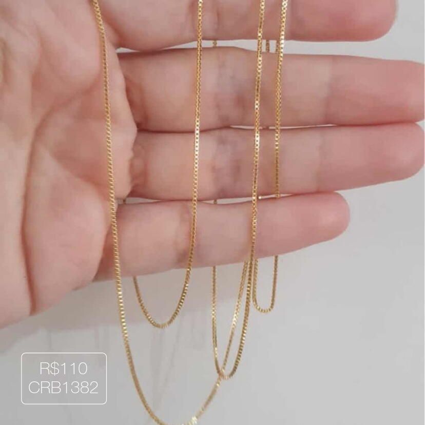 Corrente Veneziana 80cm Prateada